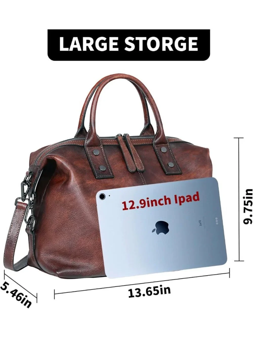 Stylish Leather Satchel Handbag for Women | Versatile Shoulder Bag & Hobo Tote